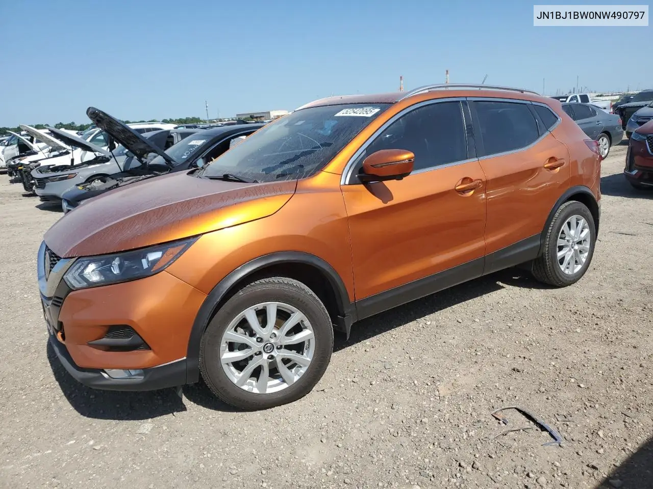 2022 Nissan Rogue Sport Sv VIN: JN1BJ1BW0NW490797 Lot: 52542095