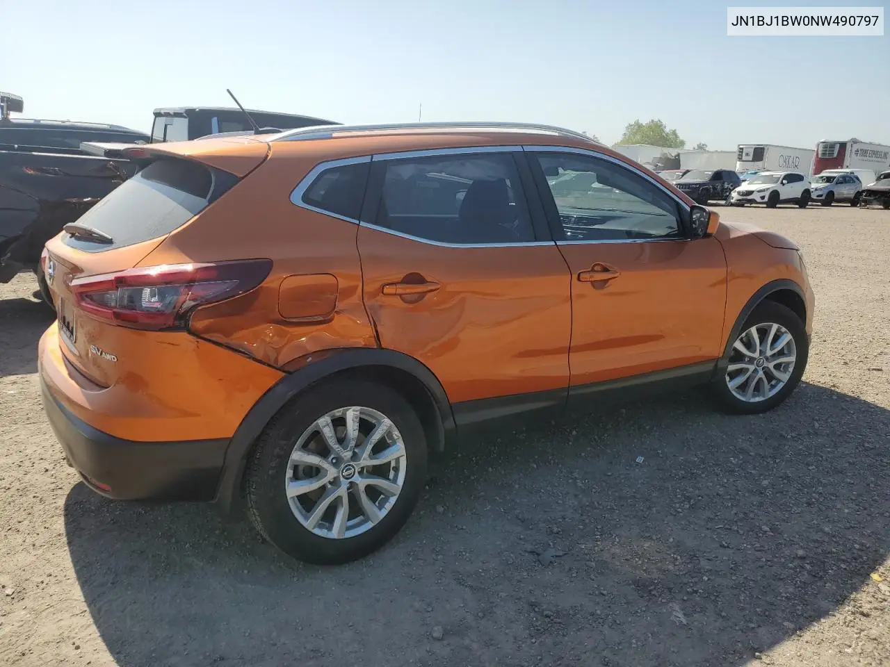 2022 Nissan Rogue Sport Sv VIN: JN1BJ1BW0NW490797 Lot: 52542095