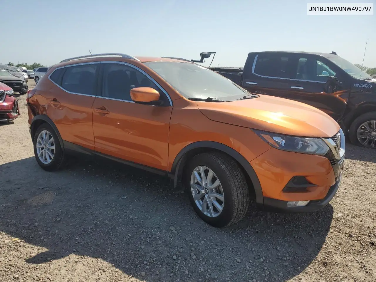 2022 Nissan Rogue Sport Sv VIN: JN1BJ1BW0NW490797 Lot: 52542095
