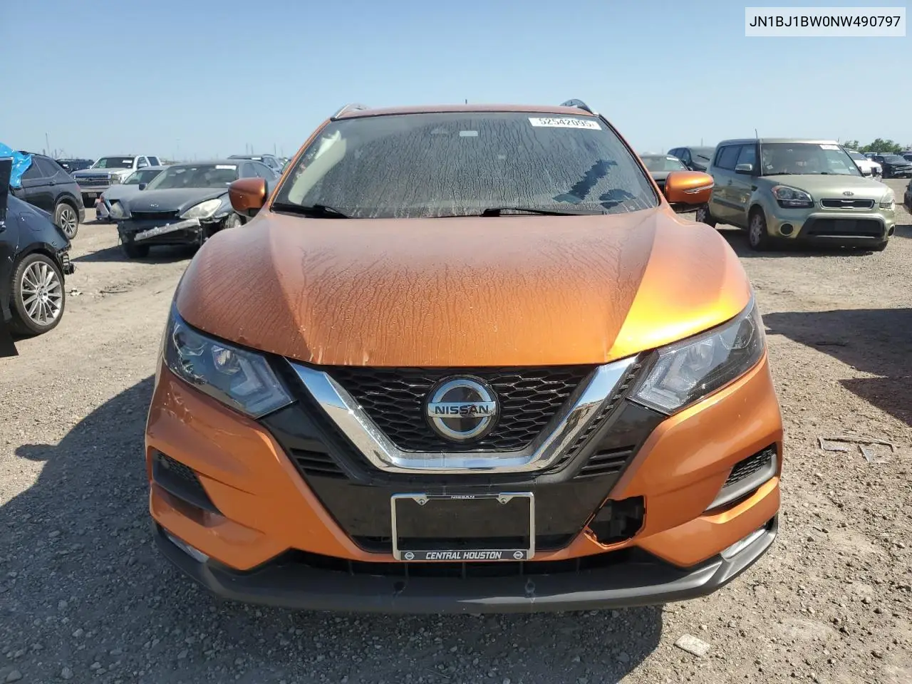 2022 Nissan Rogue Sport Sv VIN: JN1BJ1BW0NW490797 Lot: 52542095