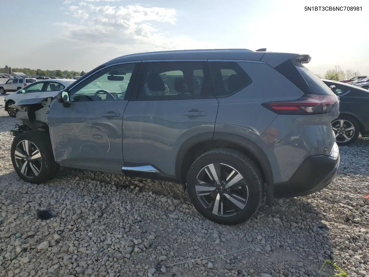2022 Nissan Rogue Sl VIN: 5N1BT3CB6NC708981 Lot: 55827145
