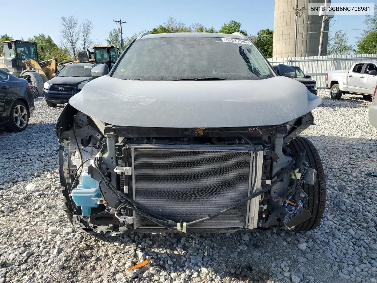 2022 Nissan Rogue Sl VIN: 5N1BT3CB6NC708981 Lot: 55827145