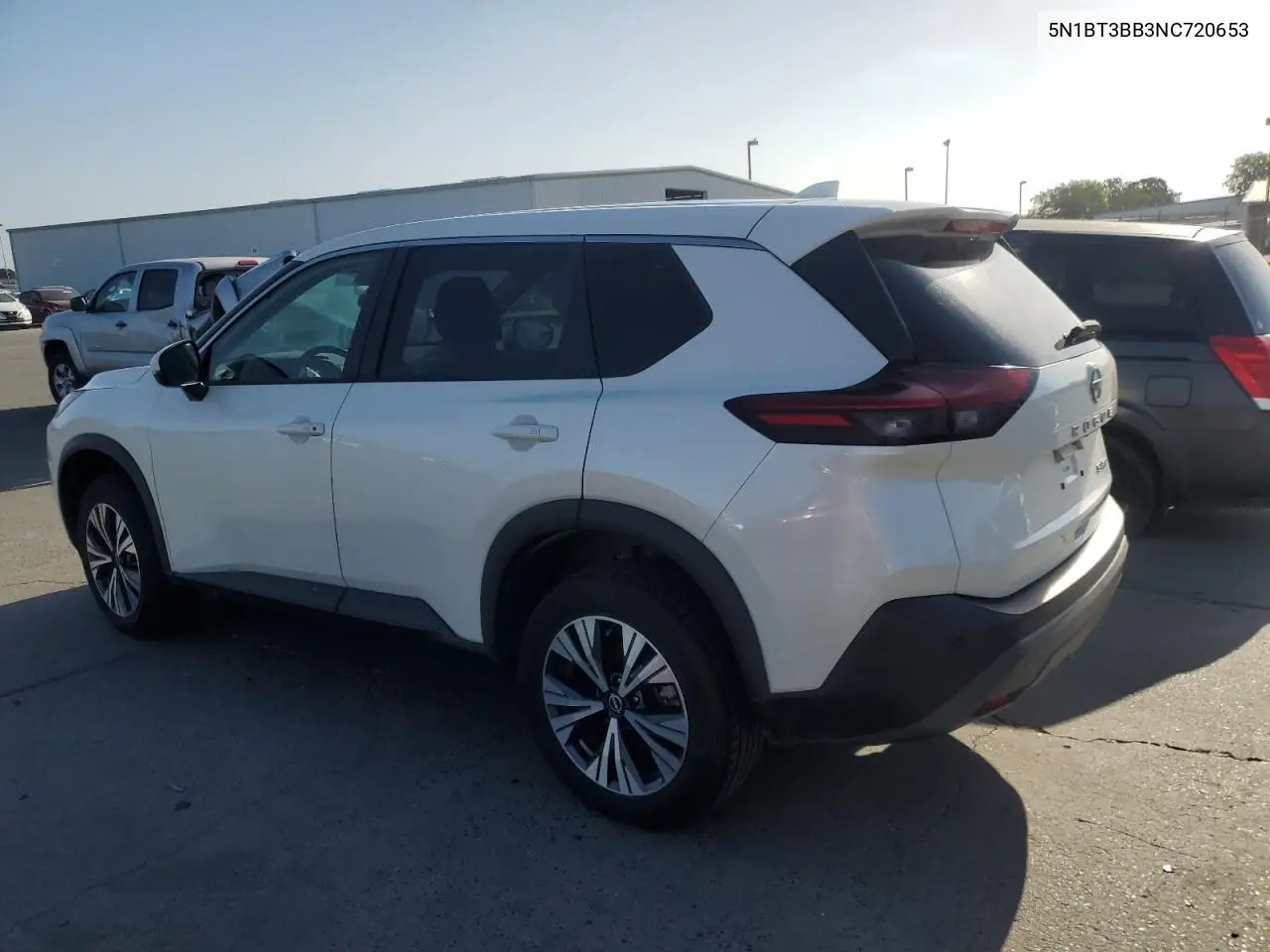 2022 Nissan Rogue Sv VIN: 5N1BT3BB3NC720653 Lot: 55926295