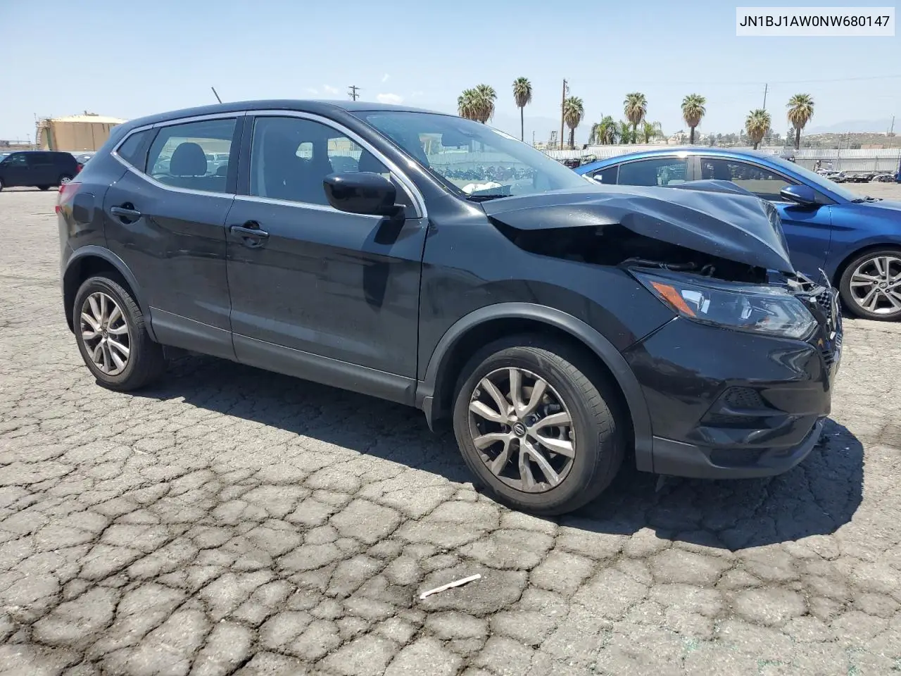 2022 Nissan Rogue Sport S VIN: JN1BJ1AW0NW680147 Lot: 56416615