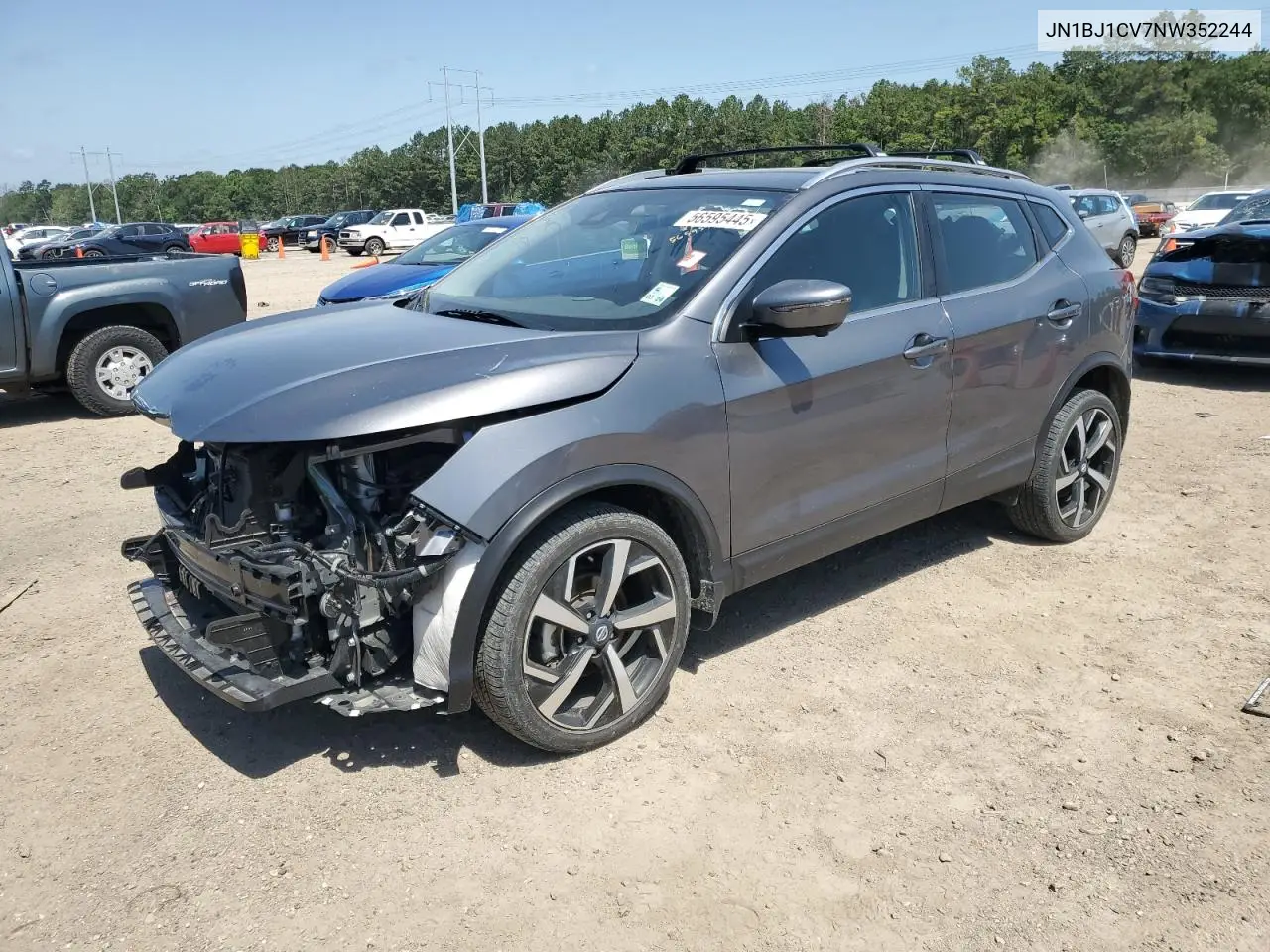 2022 Nissan Rogue Sport Sl VIN: JN1BJ1CV7NW352244 Lot: 56595445