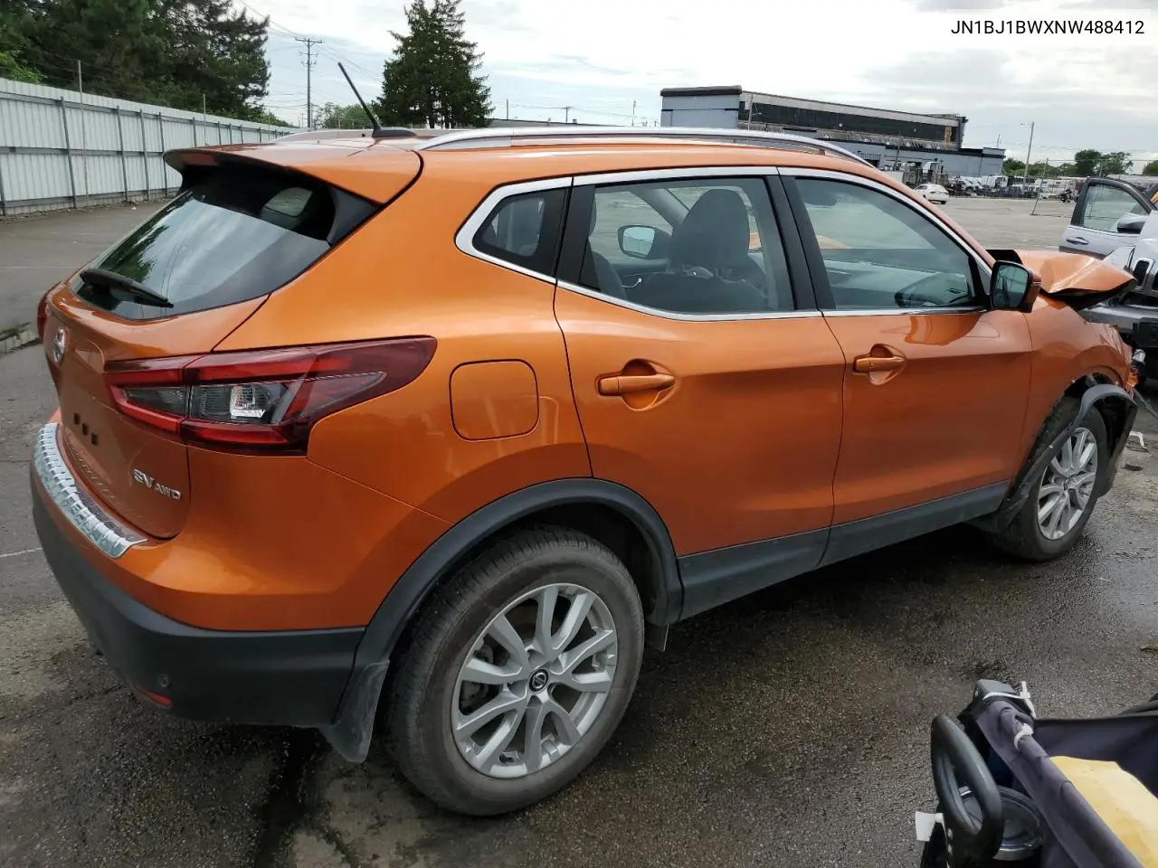 2022 Nissan Rogue Sport Sv VIN: JN1BJ1BWXNW488412 Lot: 56902665