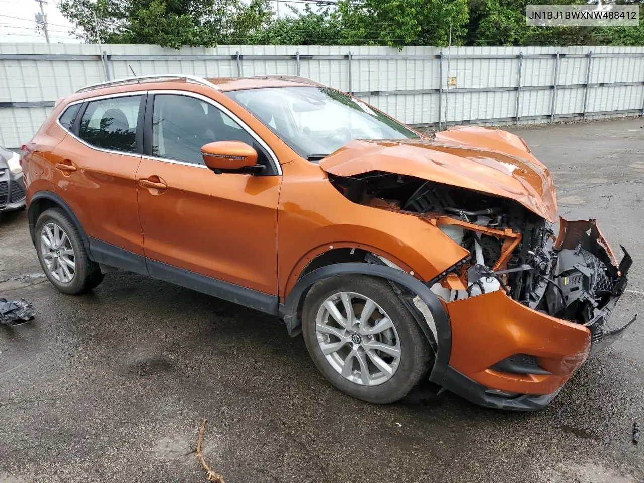 2022 Nissan Rogue Sport Sv VIN: JN1BJ1BWXNW488412 Lot: 56902665