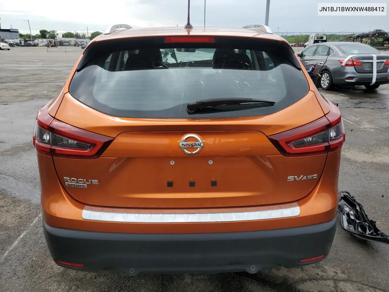 2022 Nissan Rogue Sport Sv VIN: JN1BJ1BWXNW488412 Lot: 56902665