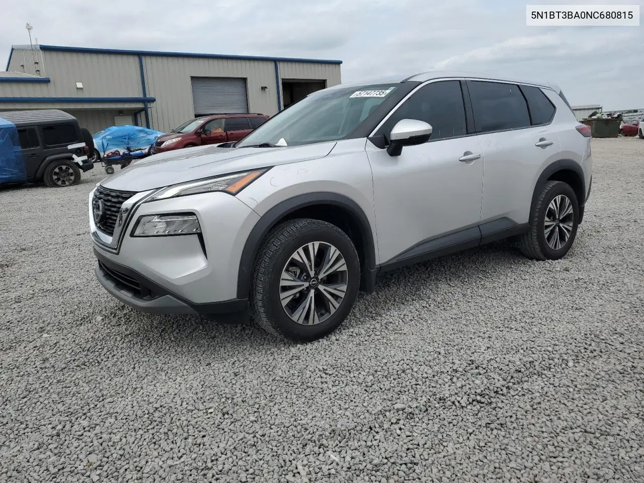 2022 Nissan Rogue Sv VIN: 5N1BT3BA0NC680815 Lot: 57147735