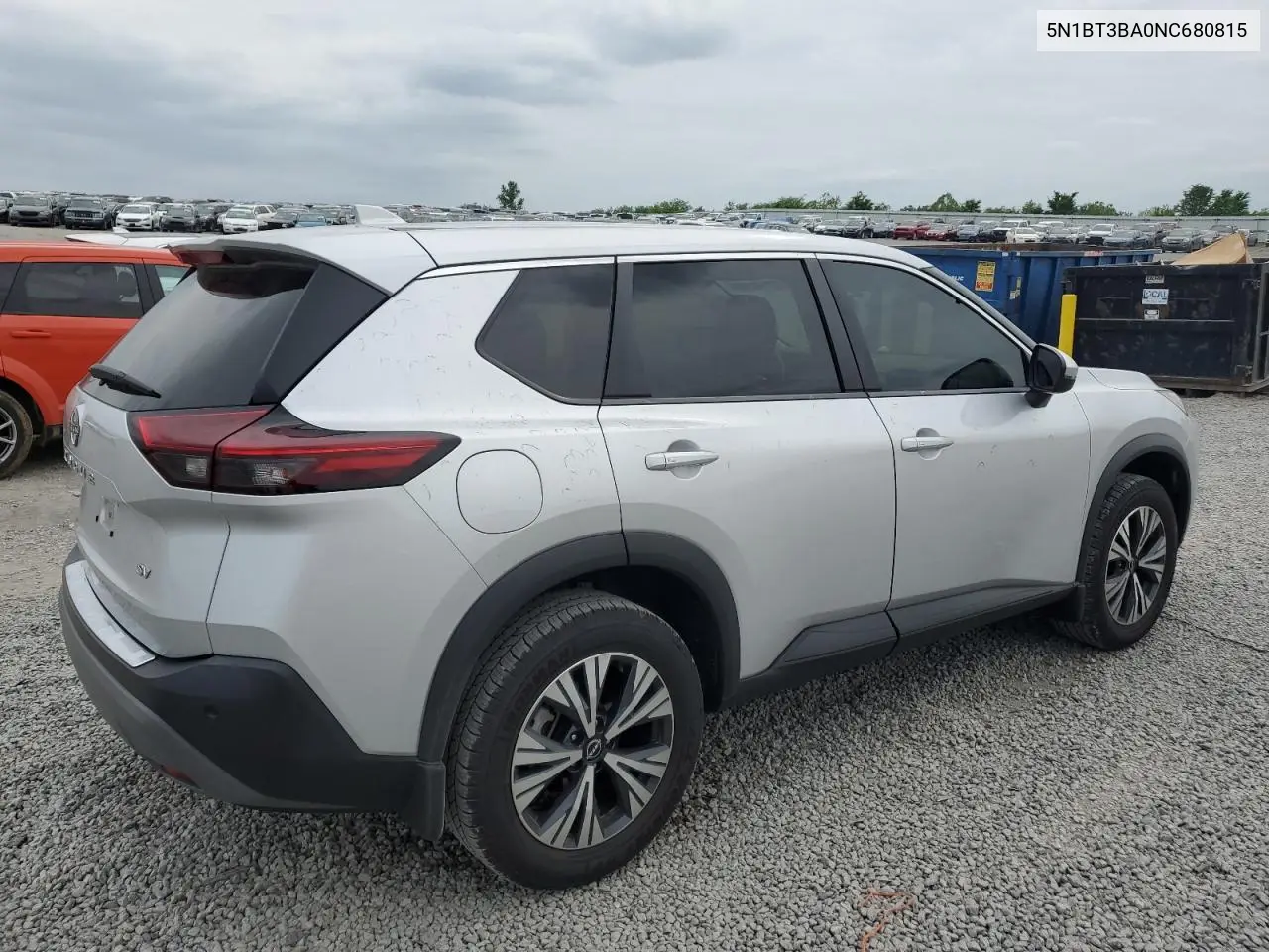 2022 Nissan Rogue Sv VIN: 5N1BT3BA0NC680815 Lot: 57147735
