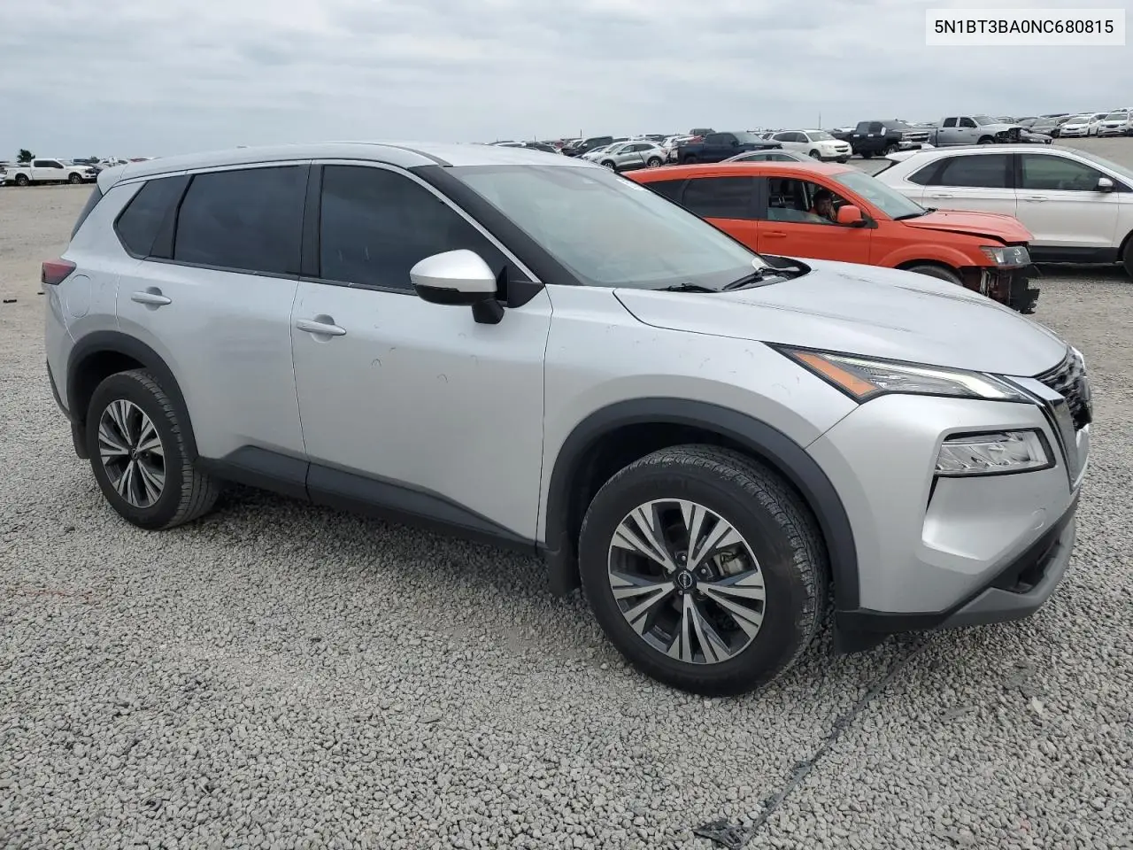 2022 Nissan Rogue Sv VIN: 5N1BT3BA0NC680815 Lot: 57147735