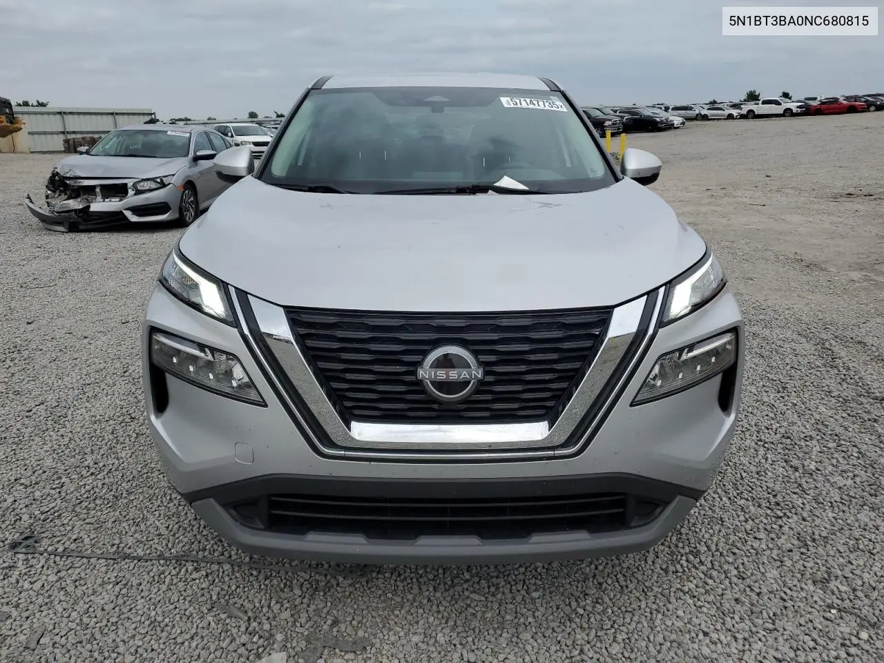 2022 Nissan Rogue Sv VIN: 5N1BT3BA0NC680815 Lot: 57147735