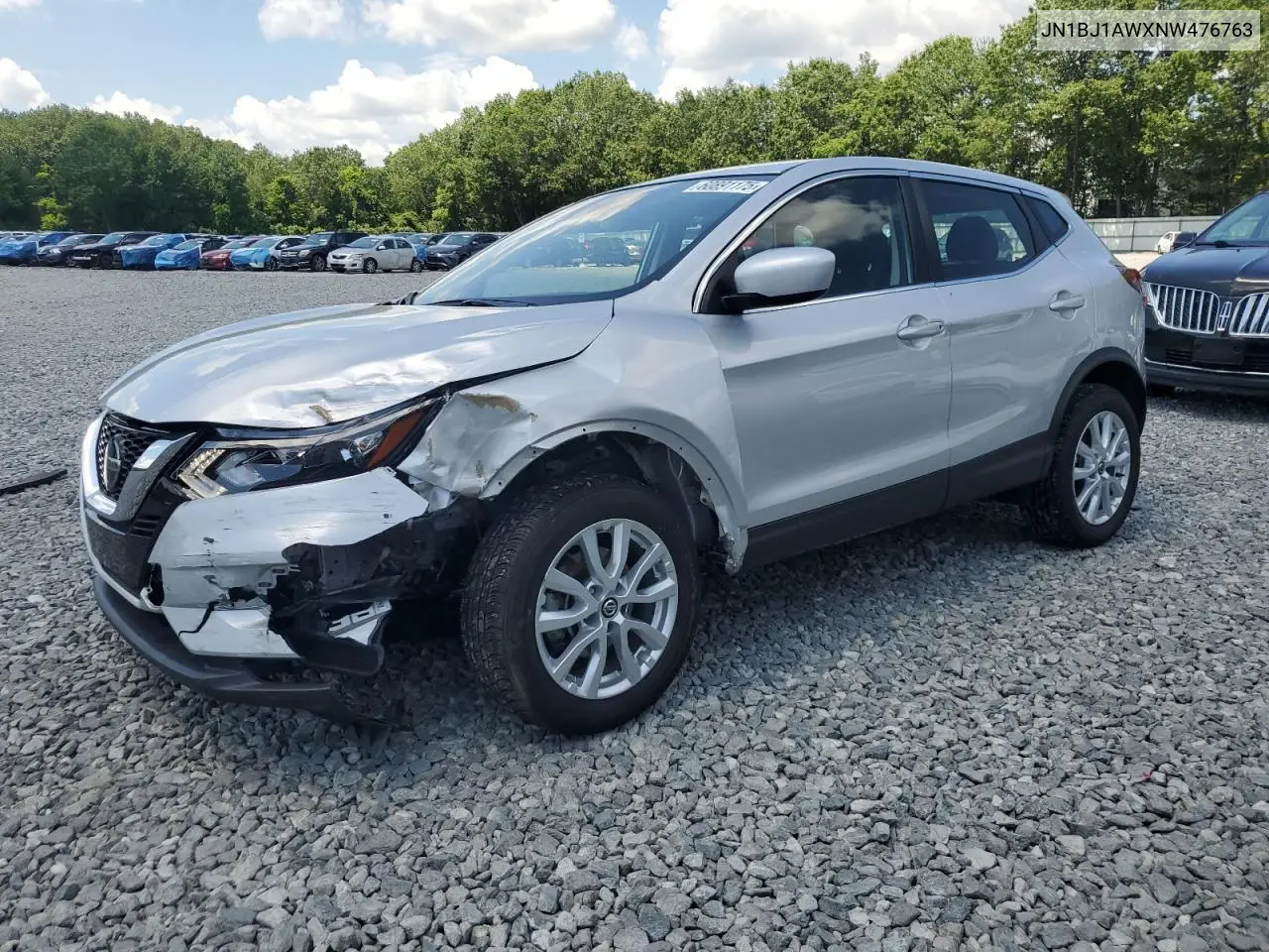 2022 Nissan Rogue Sport S VIN: JN1BJ1AWXNW476763 Lot: 60891175