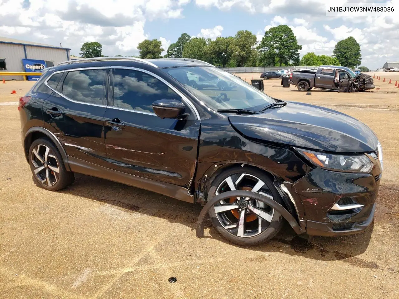 2022 Nissan Rogue Sport Sl VIN: JN1BJ1CW3NW488086 Lot: 61187095