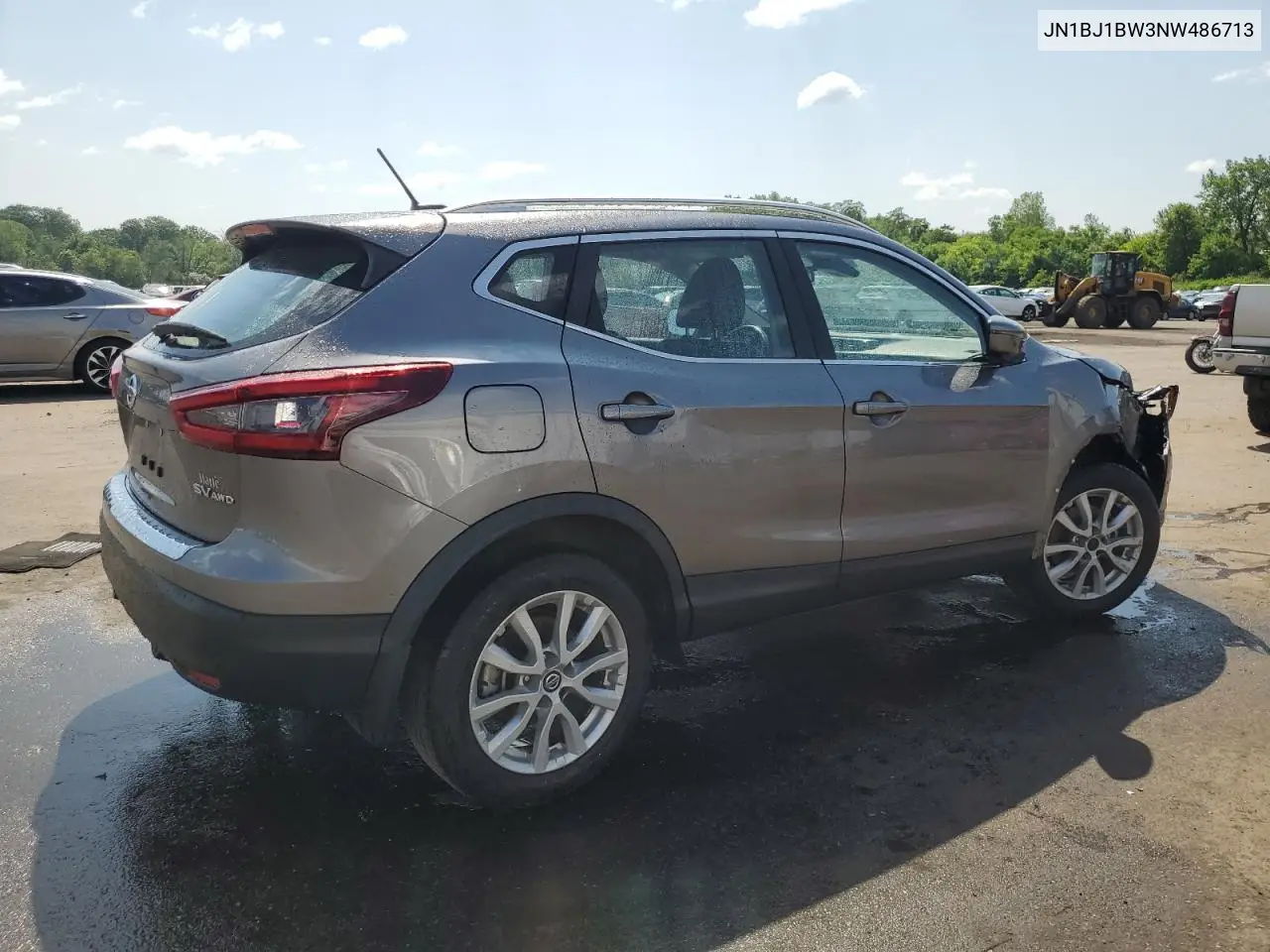 2022 Nissan Rogue Sport Sv VIN: JN1BJ1BW3NW486713 Lot: 61744975