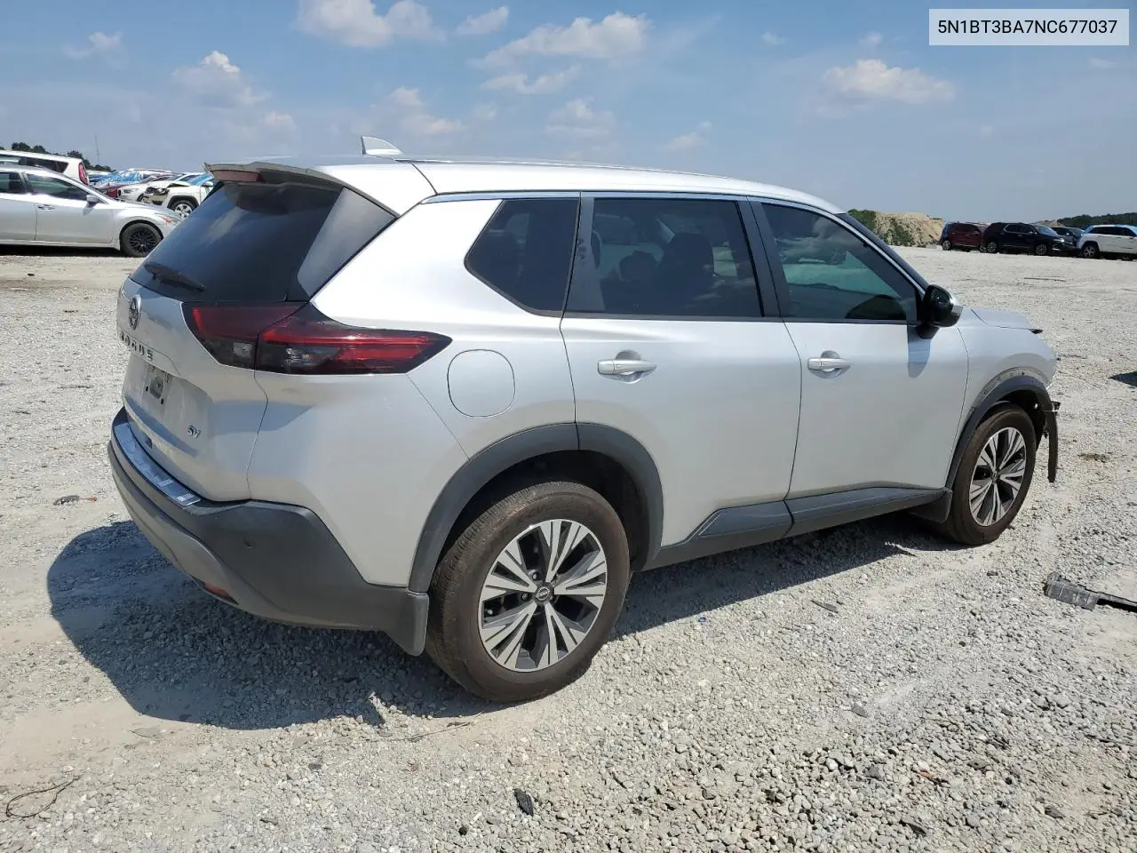 2022 Nissan Rogue Sv VIN: 5N1BT3BA7NC677037 Lot: 61803915