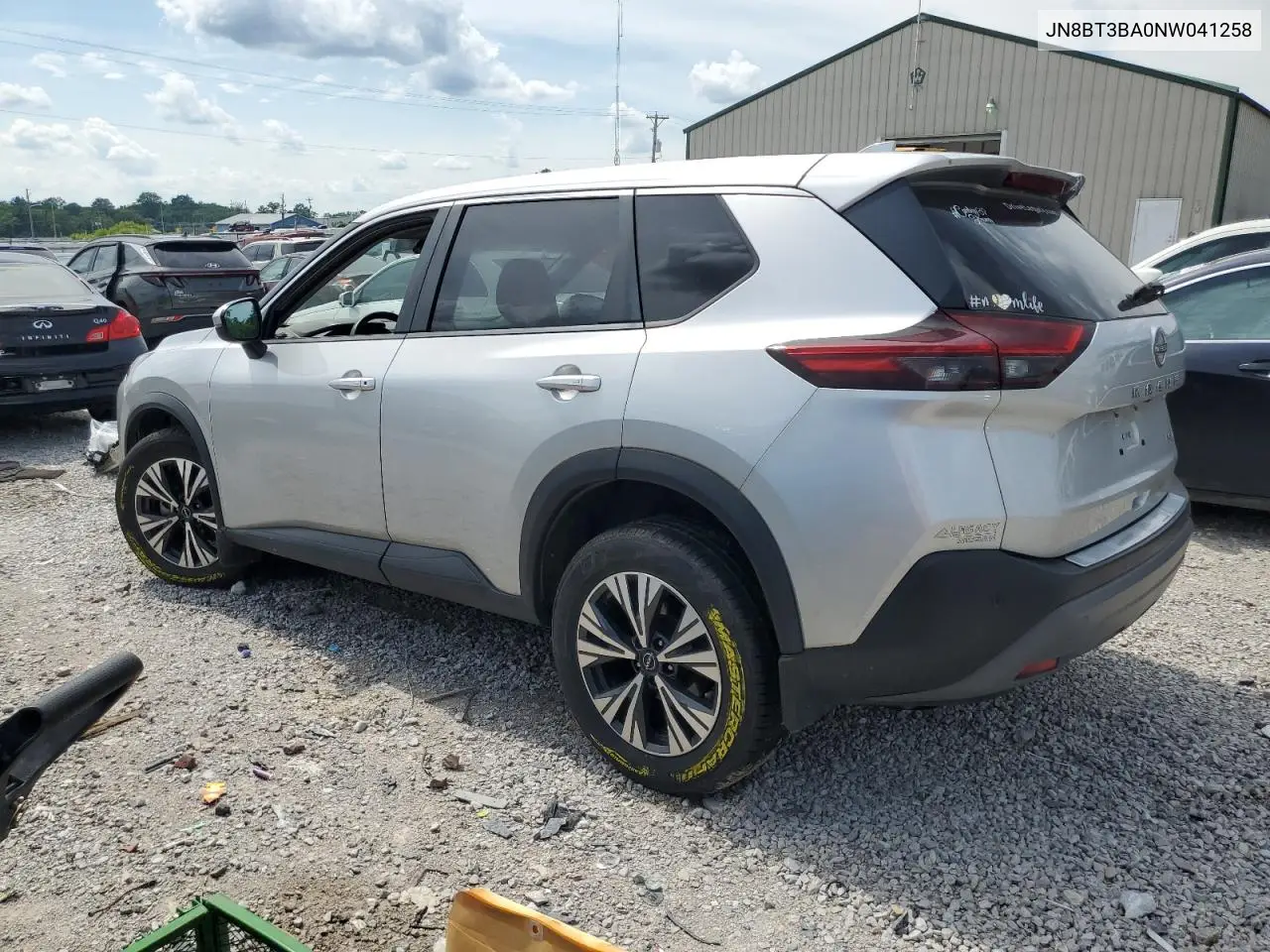 2022 Nissan Rogue Sv VIN: JN8BT3BA0NW041258 Lot: 61807915
