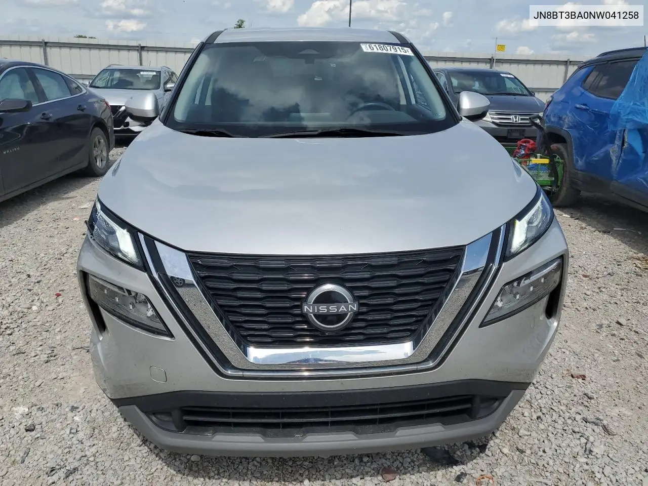 2022 Nissan Rogue Sv VIN: JN8BT3BA0NW041258 Lot: 61807915