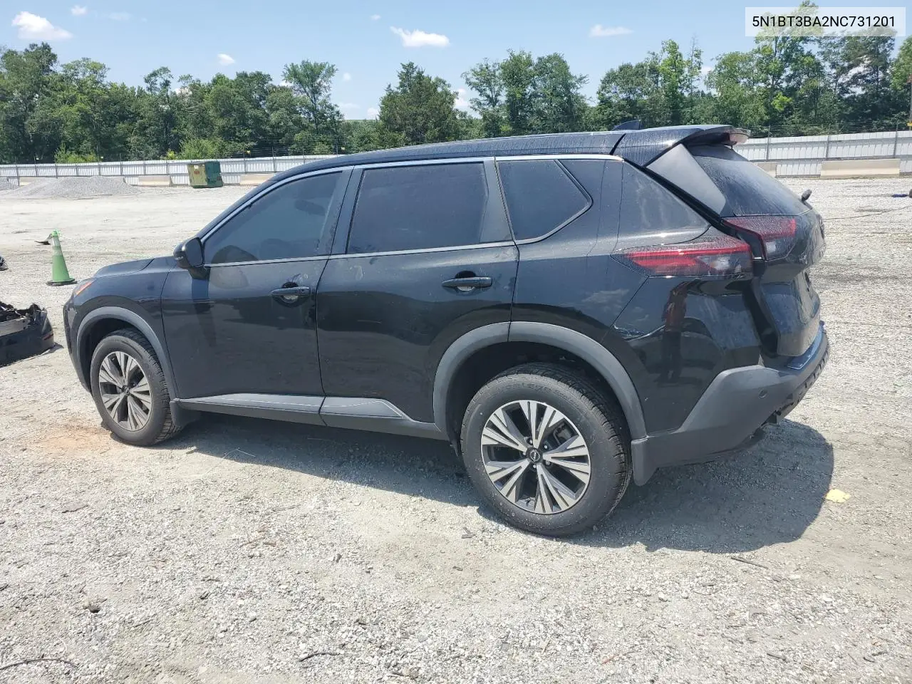 2022 Nissan Rogue Sv VIN: 5N1BT3BA2NC731201 Lot: 61812725
