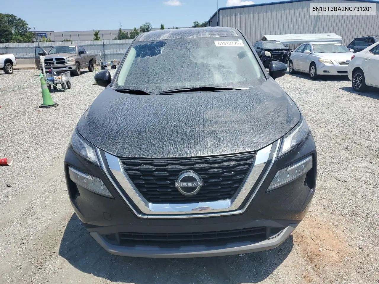 2022 Nissan Rogue Sv VIN: 5N1BT3BA2NC731201 Lot: 61812725