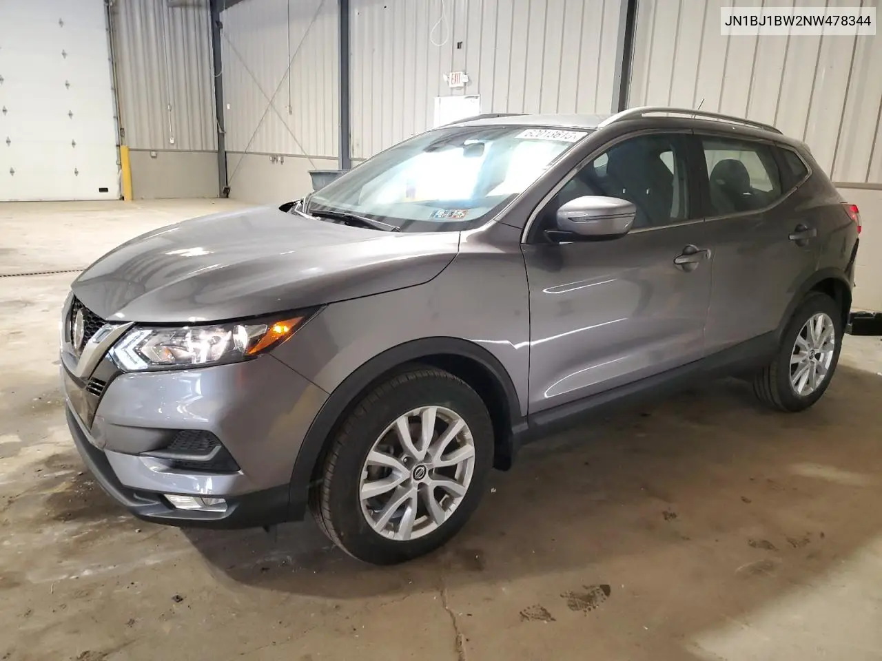 2022 Nissan Rogue Sport Sv VIN: JN1BJ1BW2NW478344 Lot: 62013615