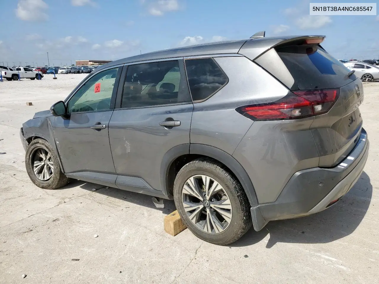 2022 Nissan Rogue Sv VIN: 5N1BT3BA4NC685547 Lot: 62022985