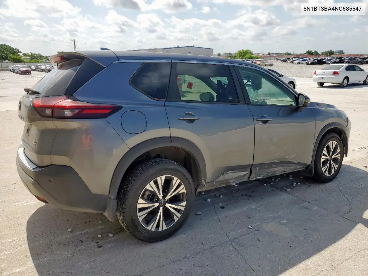 2022 Nissan Rogue Sv VIN: 5N1BT3BA4NC685547 Lot: 62022985