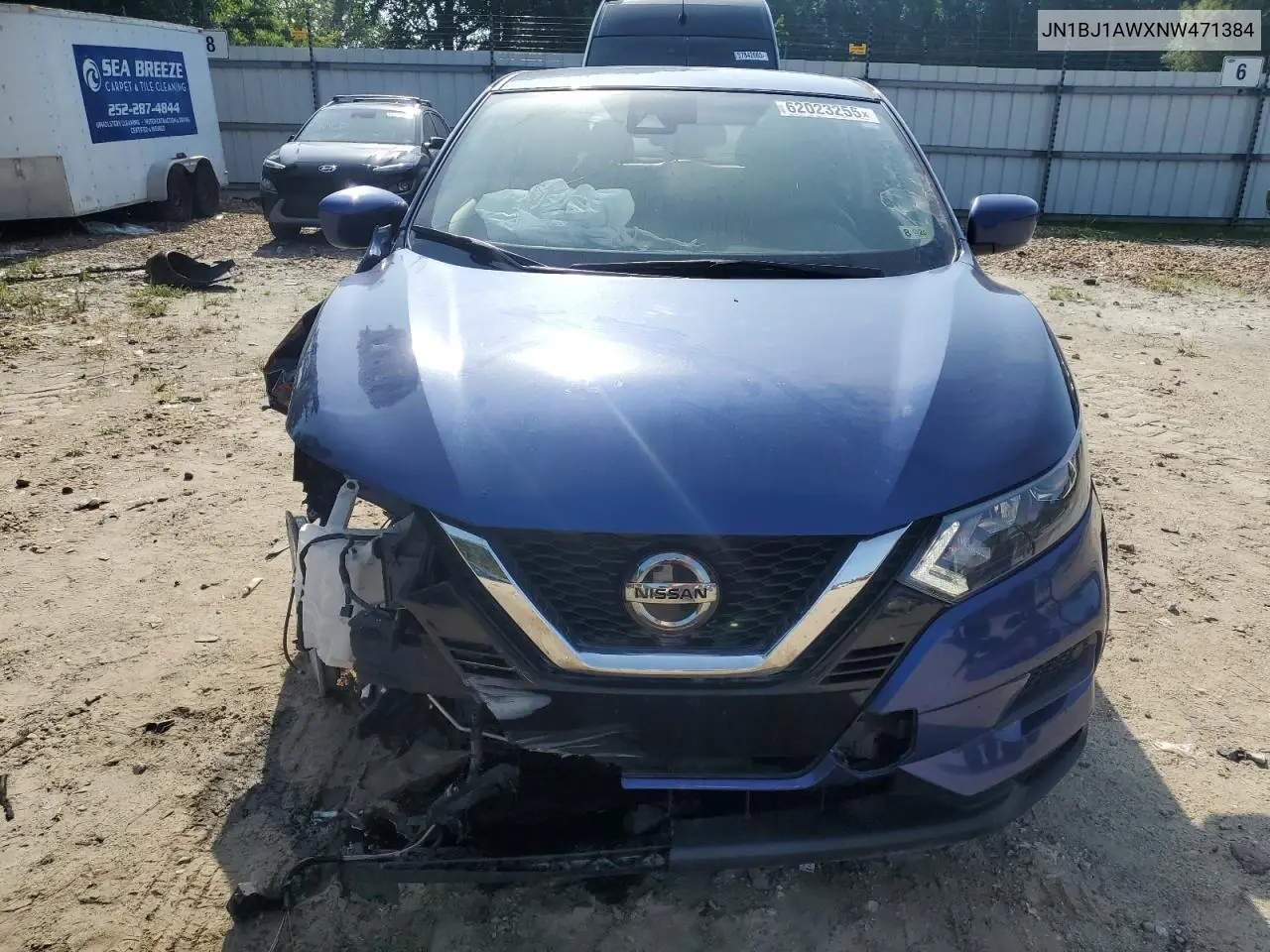 2022 Nissan Rogue Sport S VIN: JN1BJ1AWXNW471384 Lot: 62023255