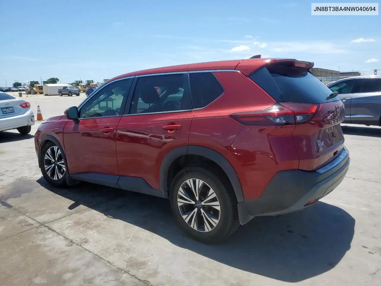 2022 Nissan Rogue Sv VIN: JN8BT3BA4NW040694 Lot: 62669605