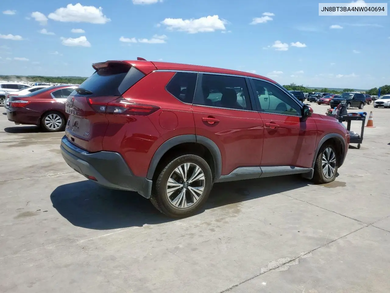 2022 Nissan Rogue Sv VIN: JN8BT3BA4NW040694 Lot: 62669605