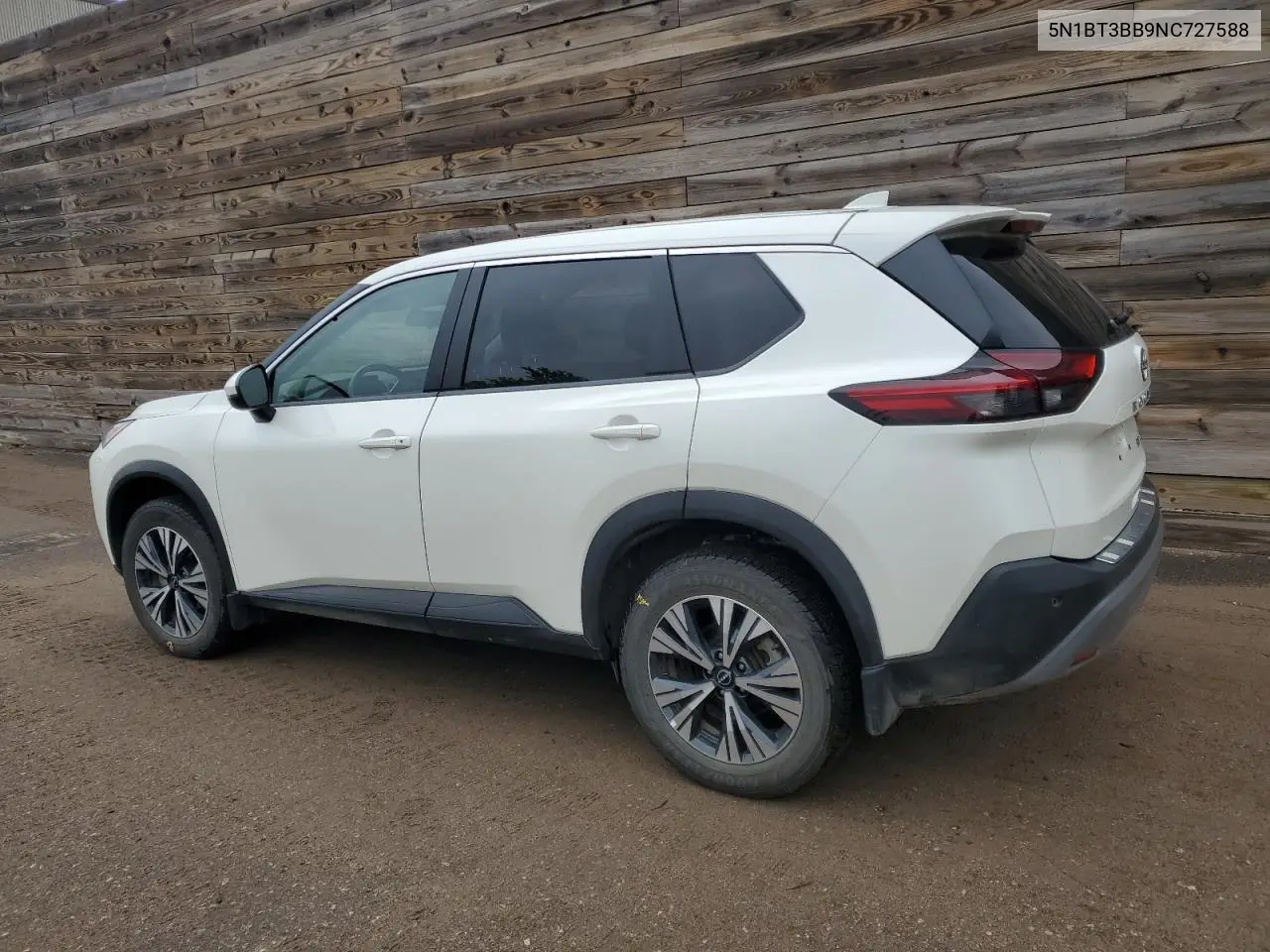 2022 Nissan Rogue Sv VIN: 5N1BT3BB9NC727588 Lot: 62721195