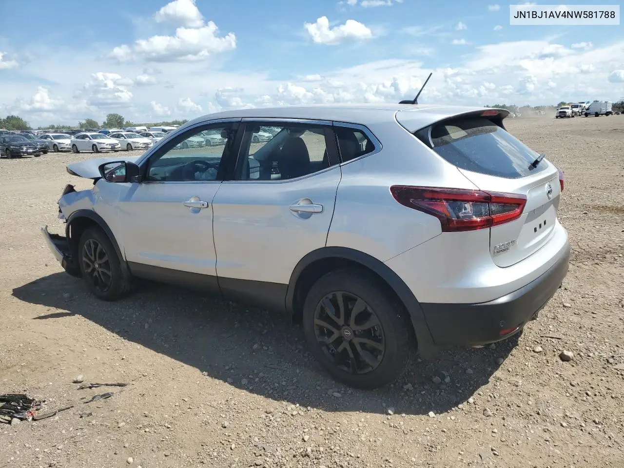 2022 Nissan Rogue Sport S VIN: JN1BJ1AV4NW581788 Lot: 62858085