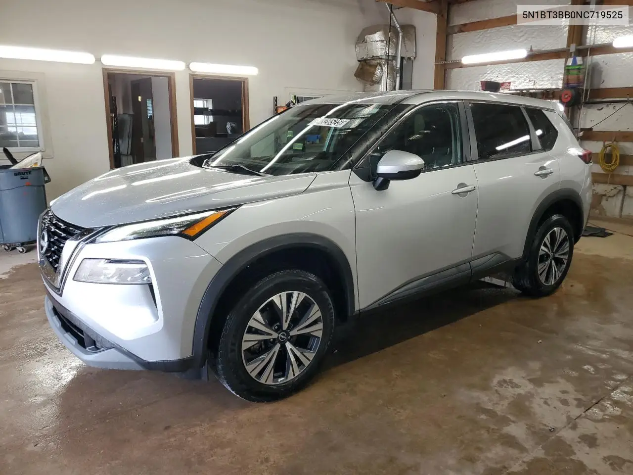 2022 Nissan Rogue Sv VIN: 5N1BT3BB0NC719525 Lot: 63028525