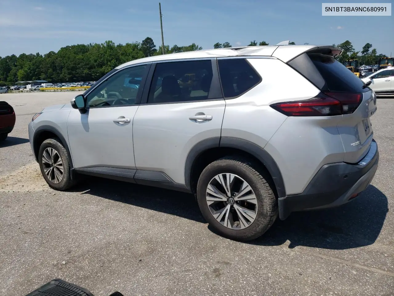 2022 Nissan Rogue Sv VIN: 5N1BT3BA9NC680991 Lot: 63584575