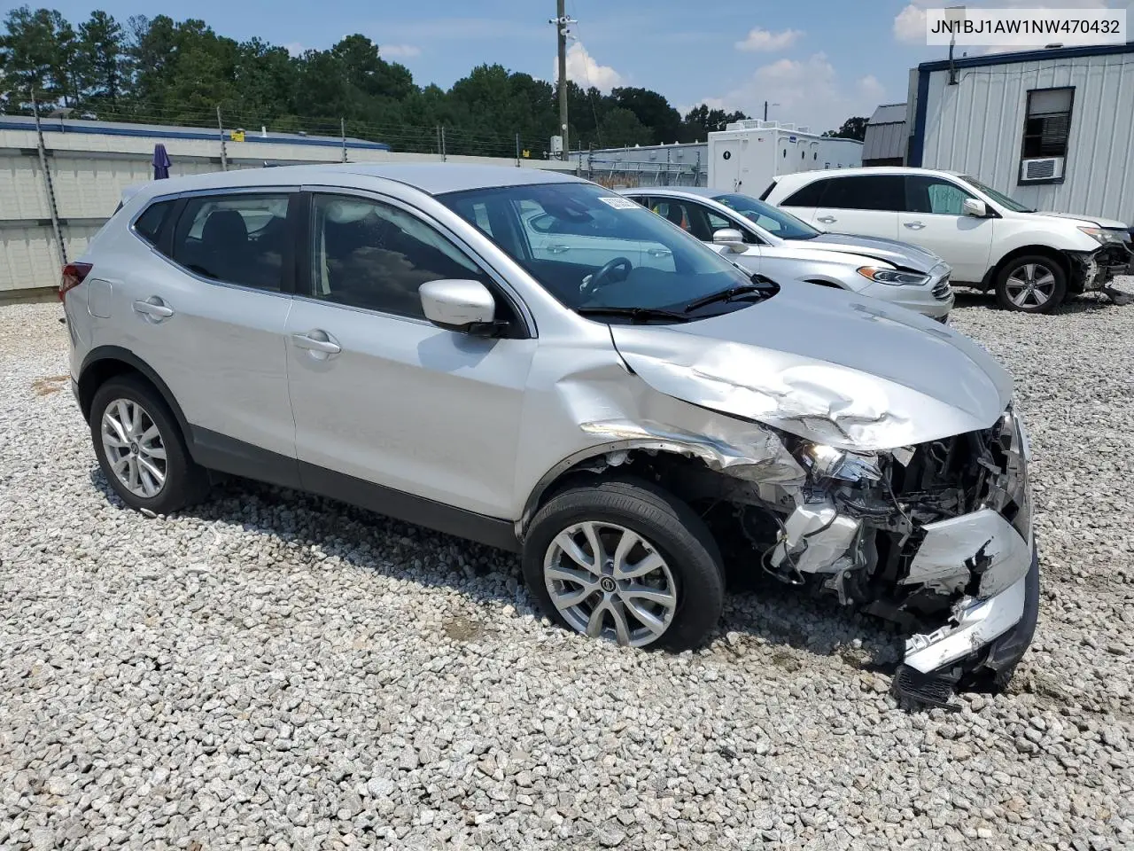 2022 Nissan Rogue Sport S VIN: JN1BJ1AW1NW470432 Lot: 63735525