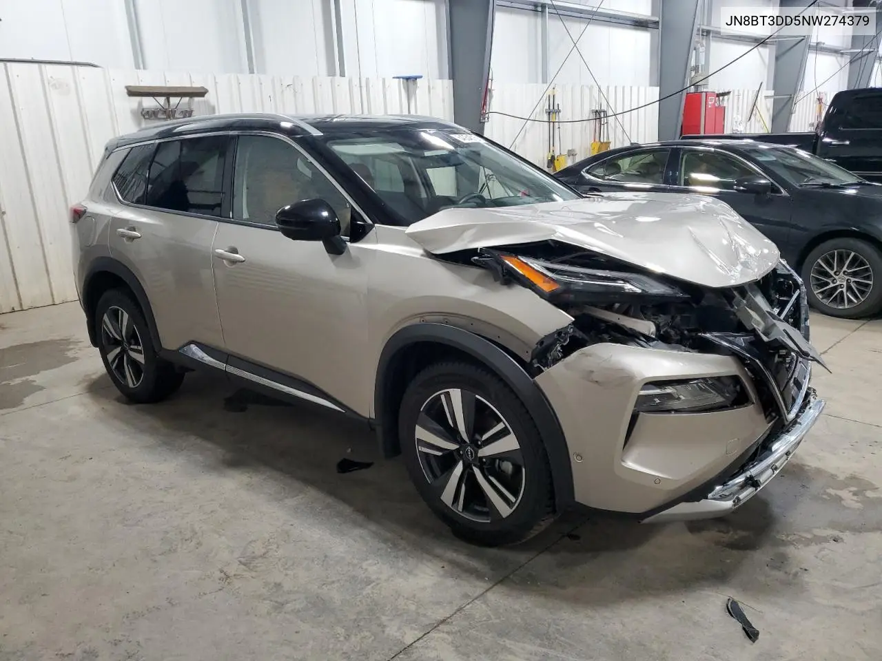 2022 Nissan Rogue Platinum VIN: JN8BT3DD5NW274379 Lot: 64054515