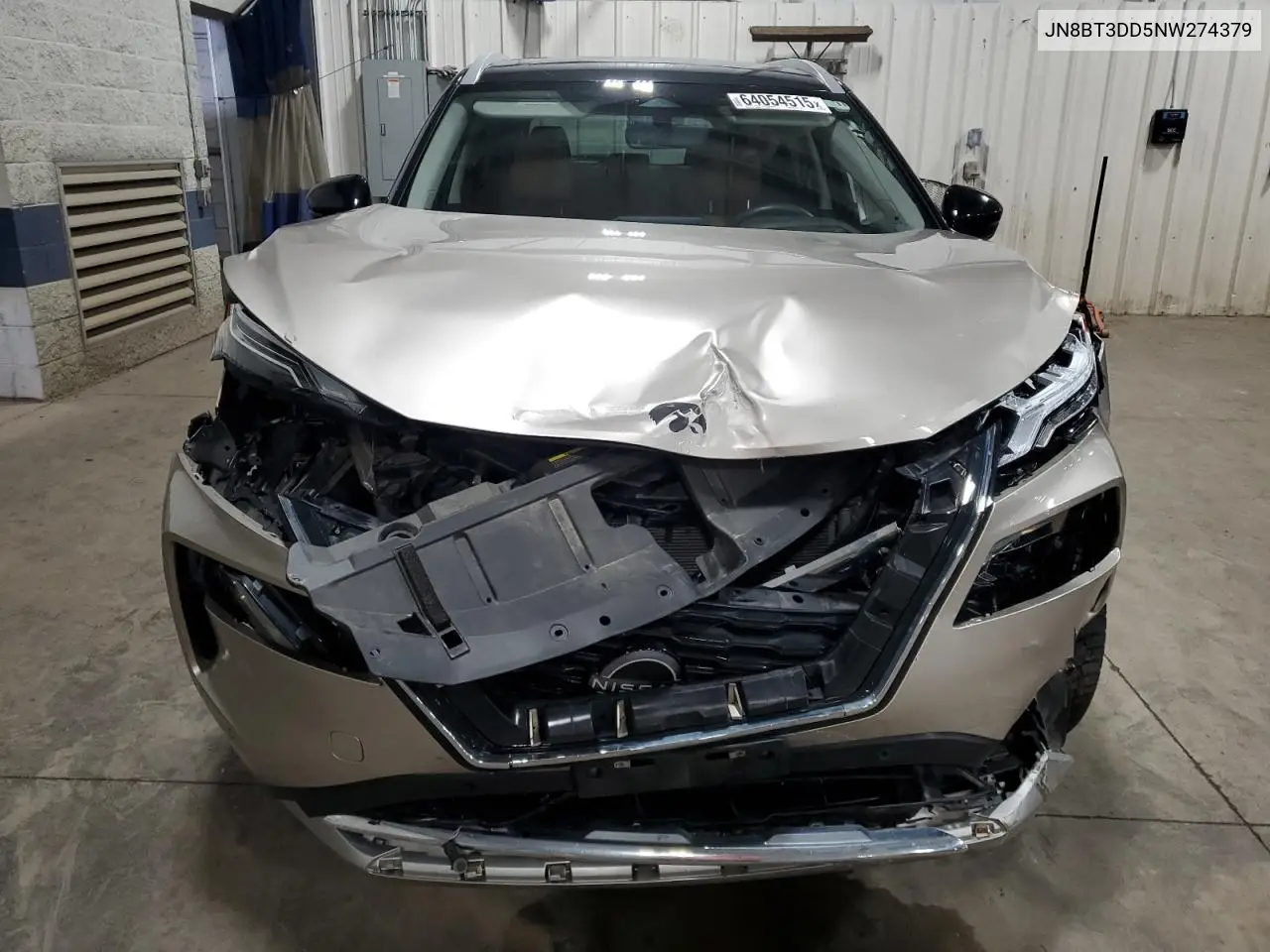 2022 Nissan Rogue Platinum VIN: JN8BT3DD5NW274379 Lot: 64054515