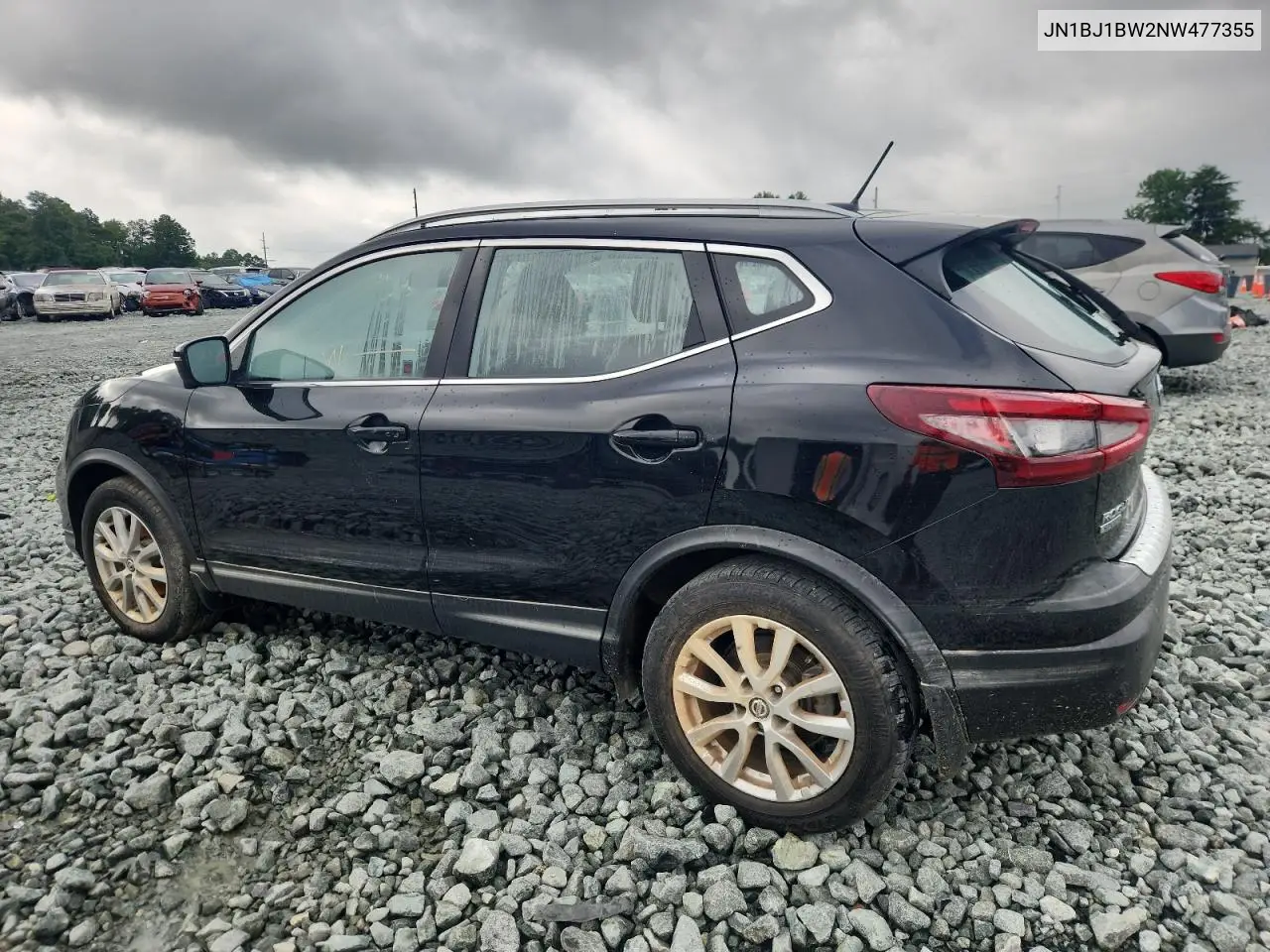 2022 Nissan Rogue Sport Sv VIN: JN1BJ1BW2NW477355 Lot: 64444645
