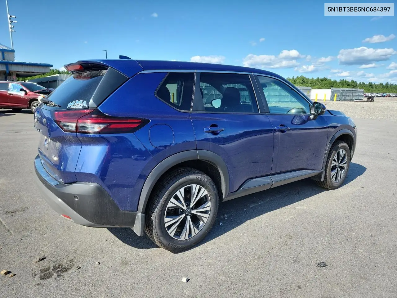 2022 Nissan Rogue Sv VIN: 5N1BT3BB5NC684397 Lot: 65512175