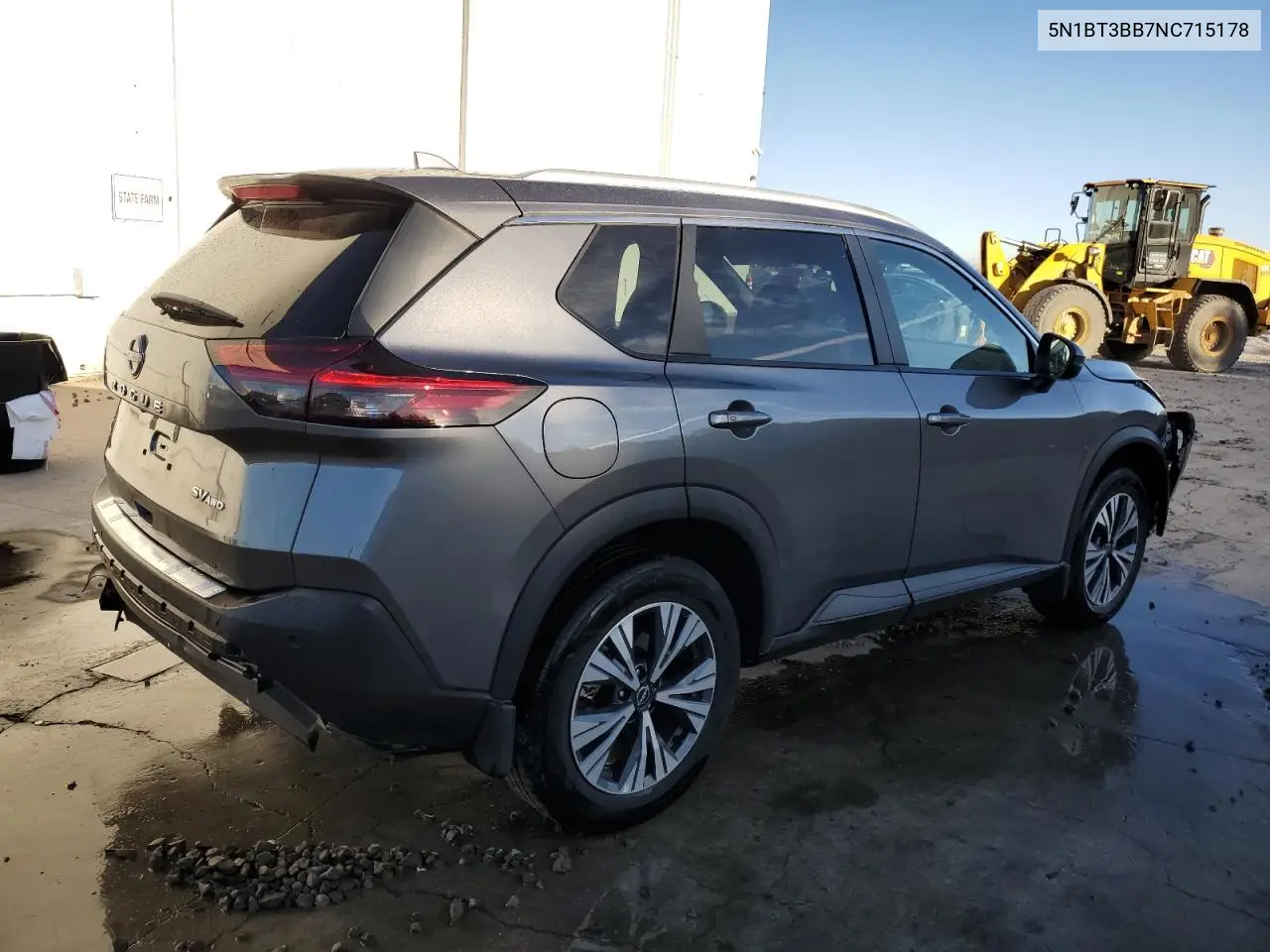 2022 Nissan Rogue Sv VIN: 5N1BT3BB7NC715178 Lot: 83469804