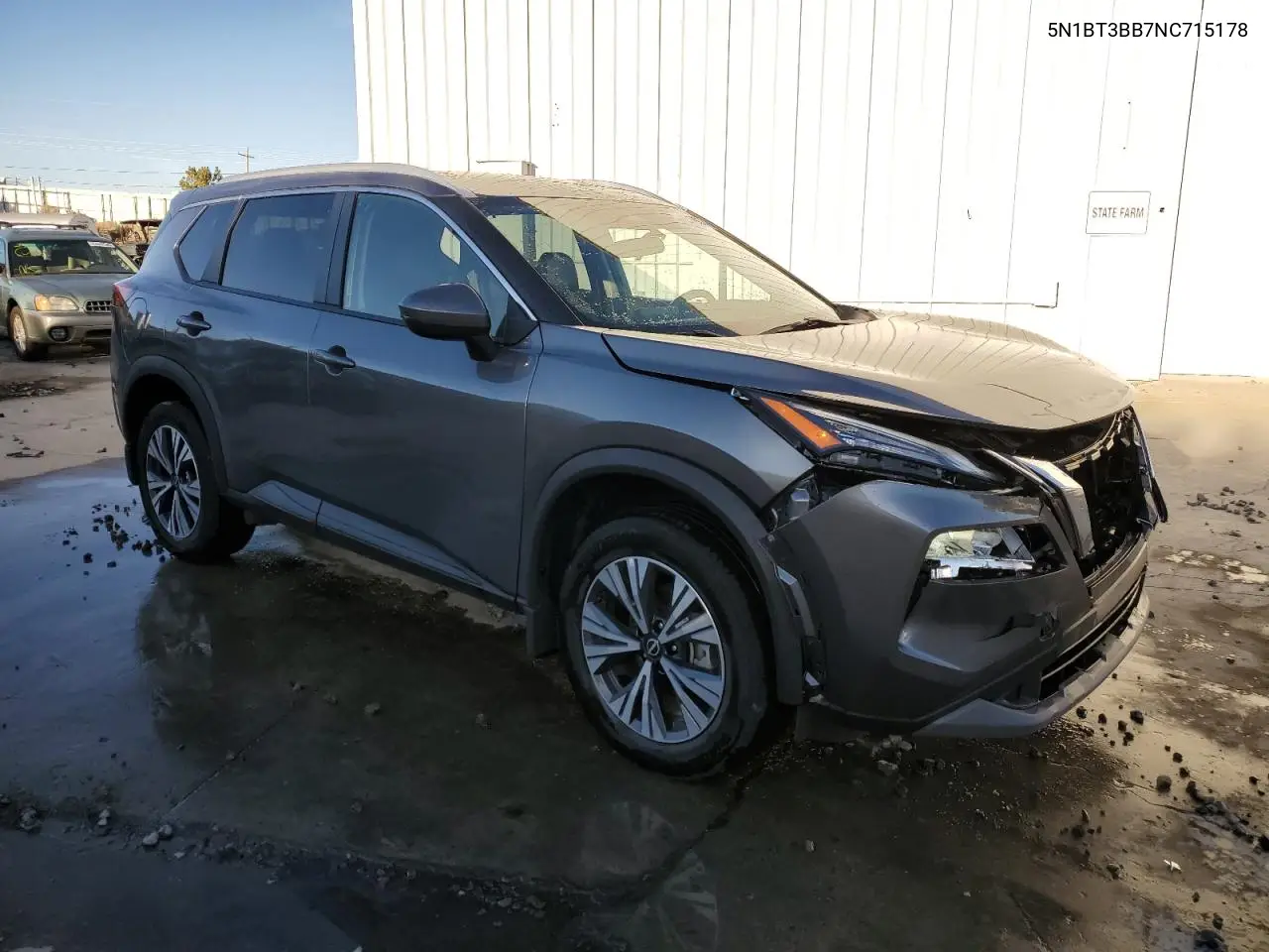 2022 Nissan Rogue Sv VIN: 5N1BT3BB7NC715178 Lot: 83469804