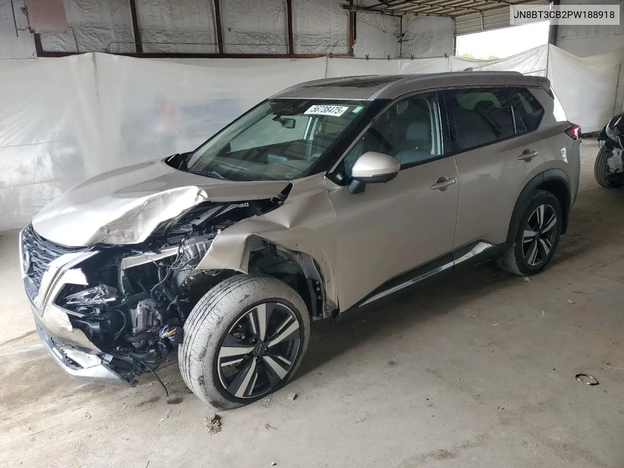 2023 Nissan Rogue Sl VIN: JN8BT3CB2PW188918 Lot: 56738475