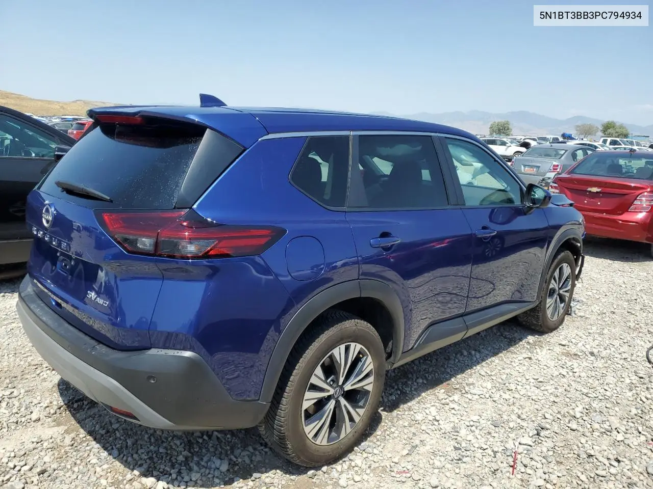 2023 Nissan Rogue Sv VIN: 5N1BT3BB3PC794934 Lot: 62568085