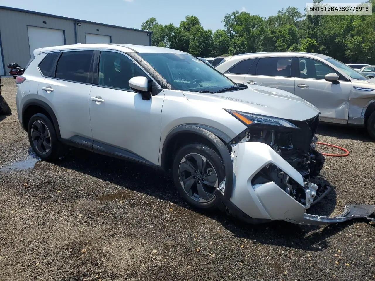 2025 Nissan Rogue Sv VIN: 5N1BT3BA2SC778918 Lot: 62289045