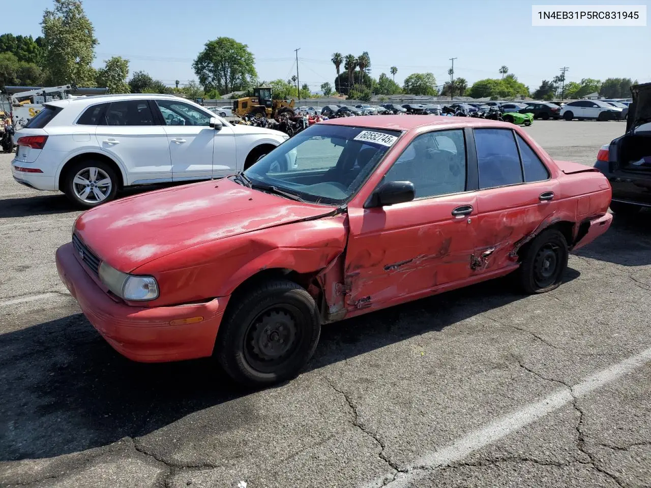 1994 Nissan Sentra E VIN: 1N4EB31P5RC831945 Lot: 60552745
