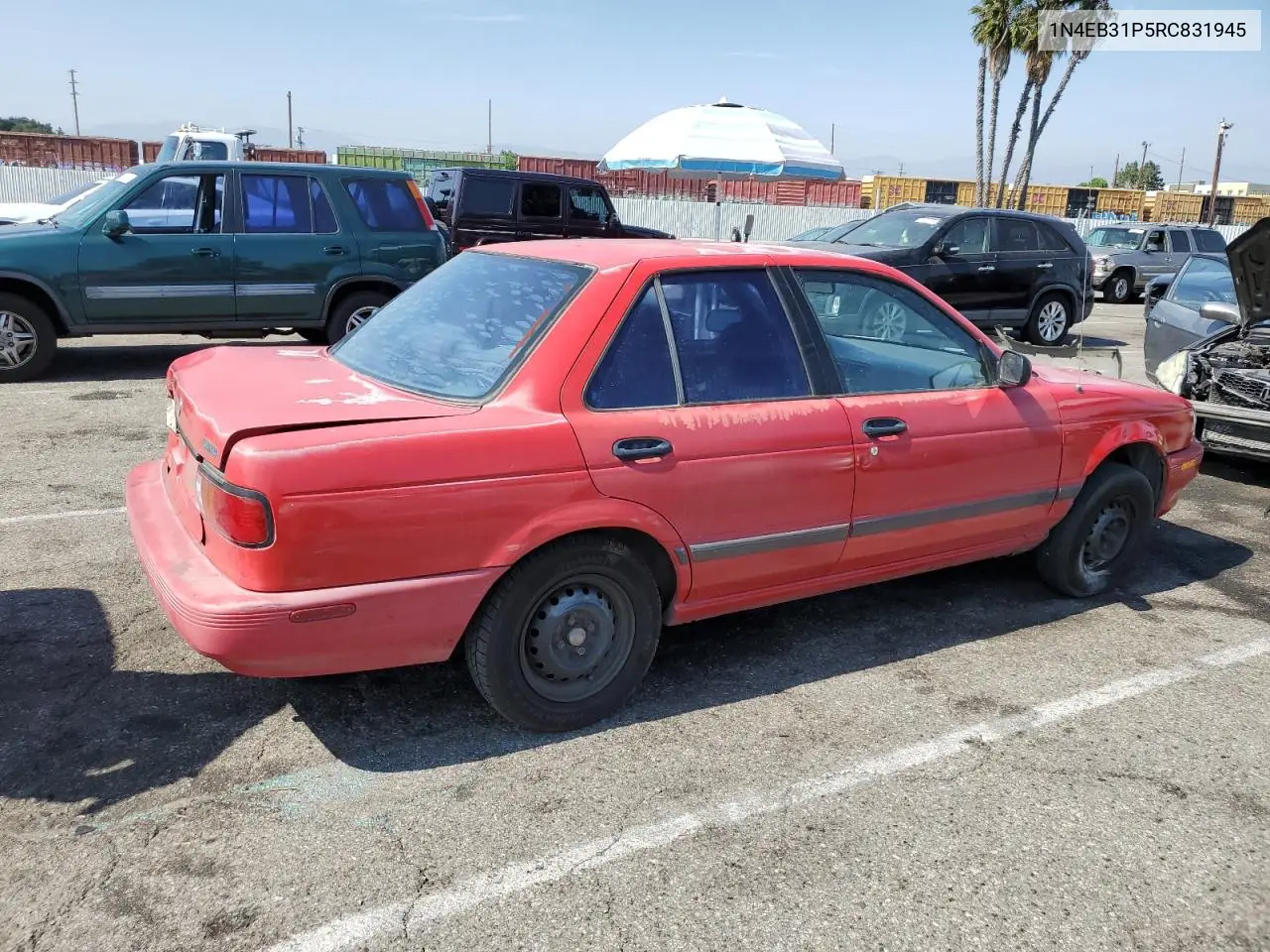 1994 Nissan Sentra E VIN: 1N4EB31P5RC831945 Lot: 60552745