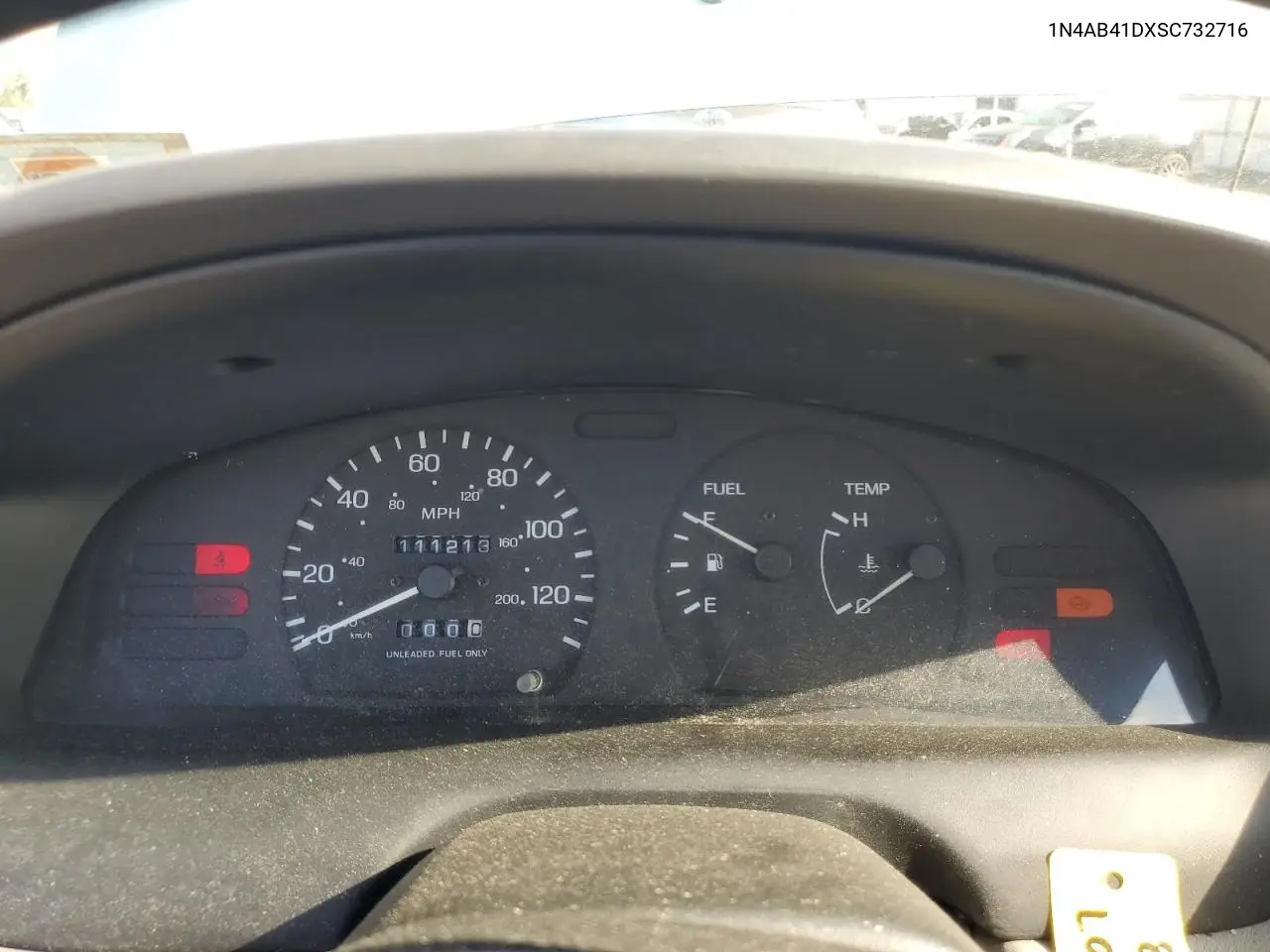 1995 Nissan Sentra Base VIN: 1N4AB41DXSC732716 Lot: 55590265