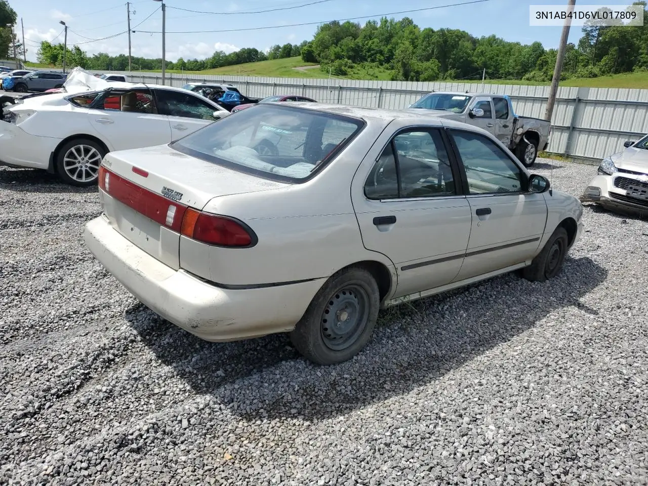 1997 Nissan Sentra Xe VIN: 3N1AB41D6VL017809 Lot: 54615025