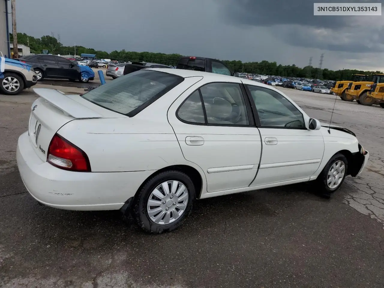 2000 Nissan Sentra Base VIN: 3N1CB51DXYL353143 Lot: 55061205