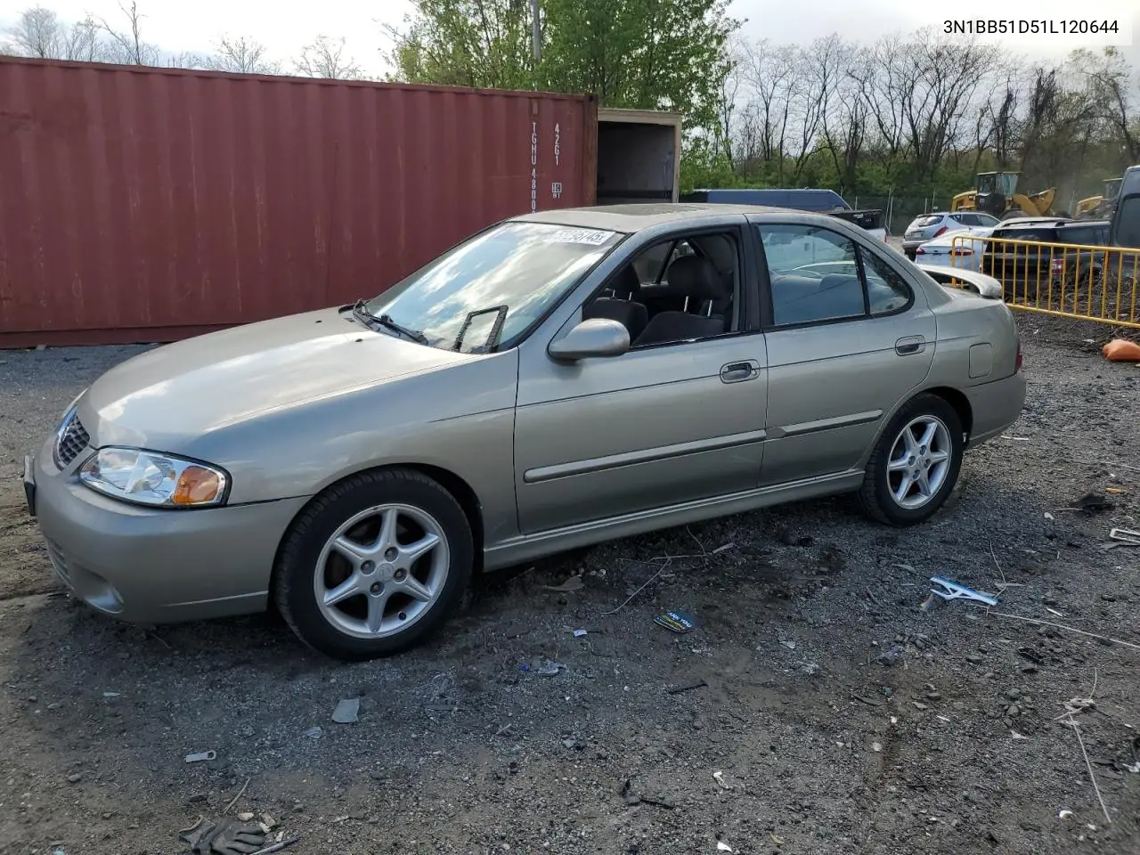 2001 Nissan Sentra Se VIN: 3N1BB51D51L120644 Lot: 53295745